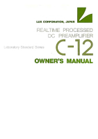 Luxman C12-Owners-Manual
